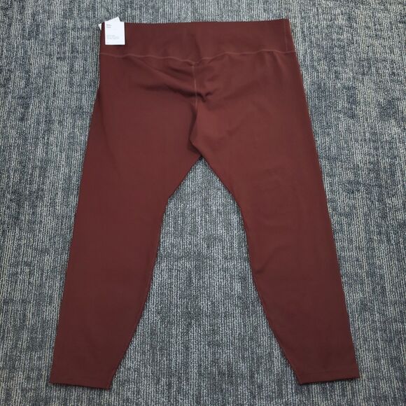 NWT Nike One Dri-Fit 7/8 Logo Legging, Bronze Eclipse, Redstone, Plus Size 2X - Picture 2 of 15